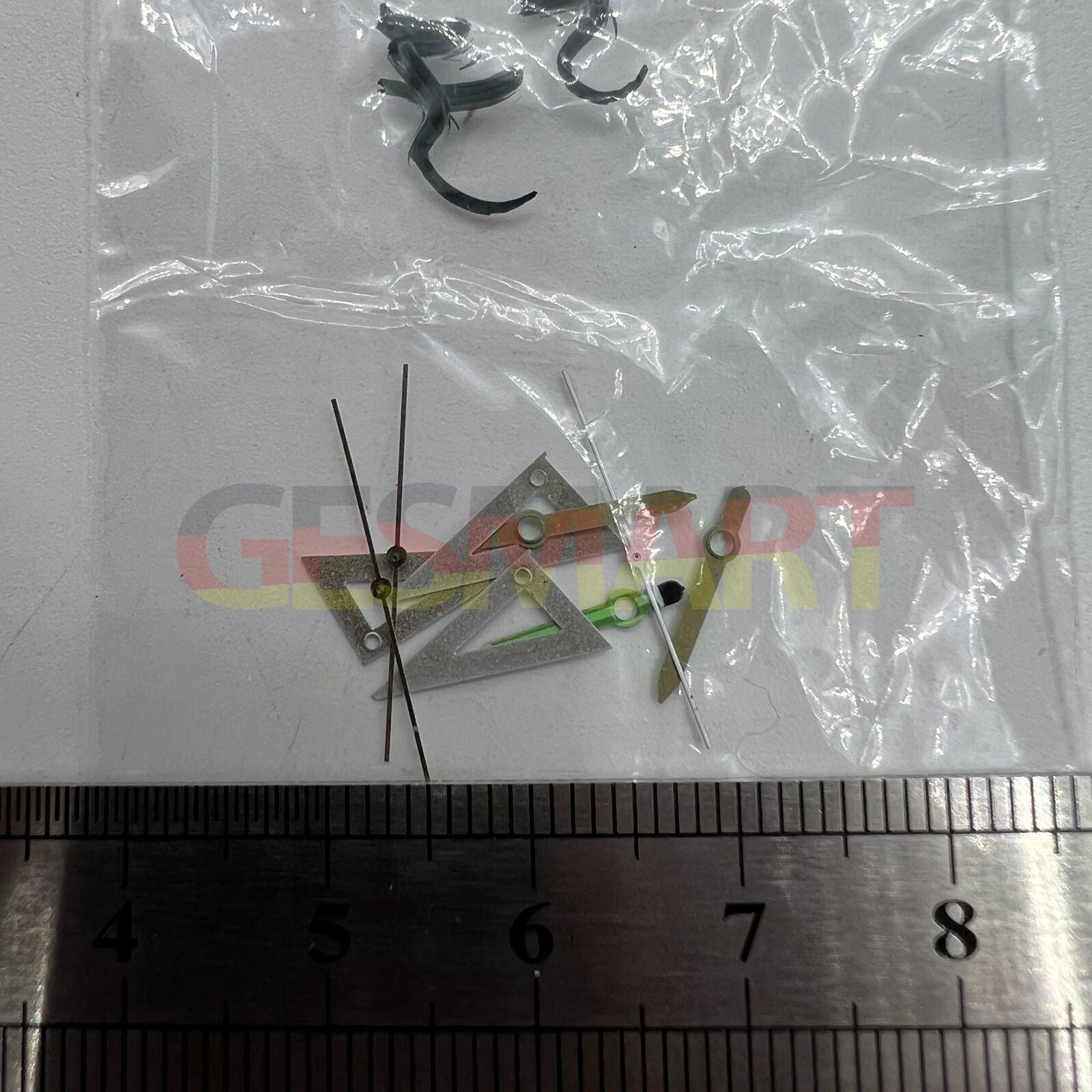 Triangular ruler style irregular watch hands for Miyota 2035, precision design.