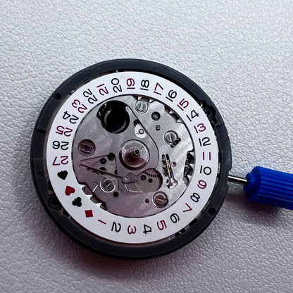 Japan NH35 NH35A Black Spade Automatic Mechanical Movement SKX007 Crown@3.0