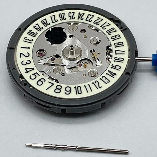 Japan Made C3 green luminous watch accessory with NH35A mechanical movement, 24 jewels, date at 6