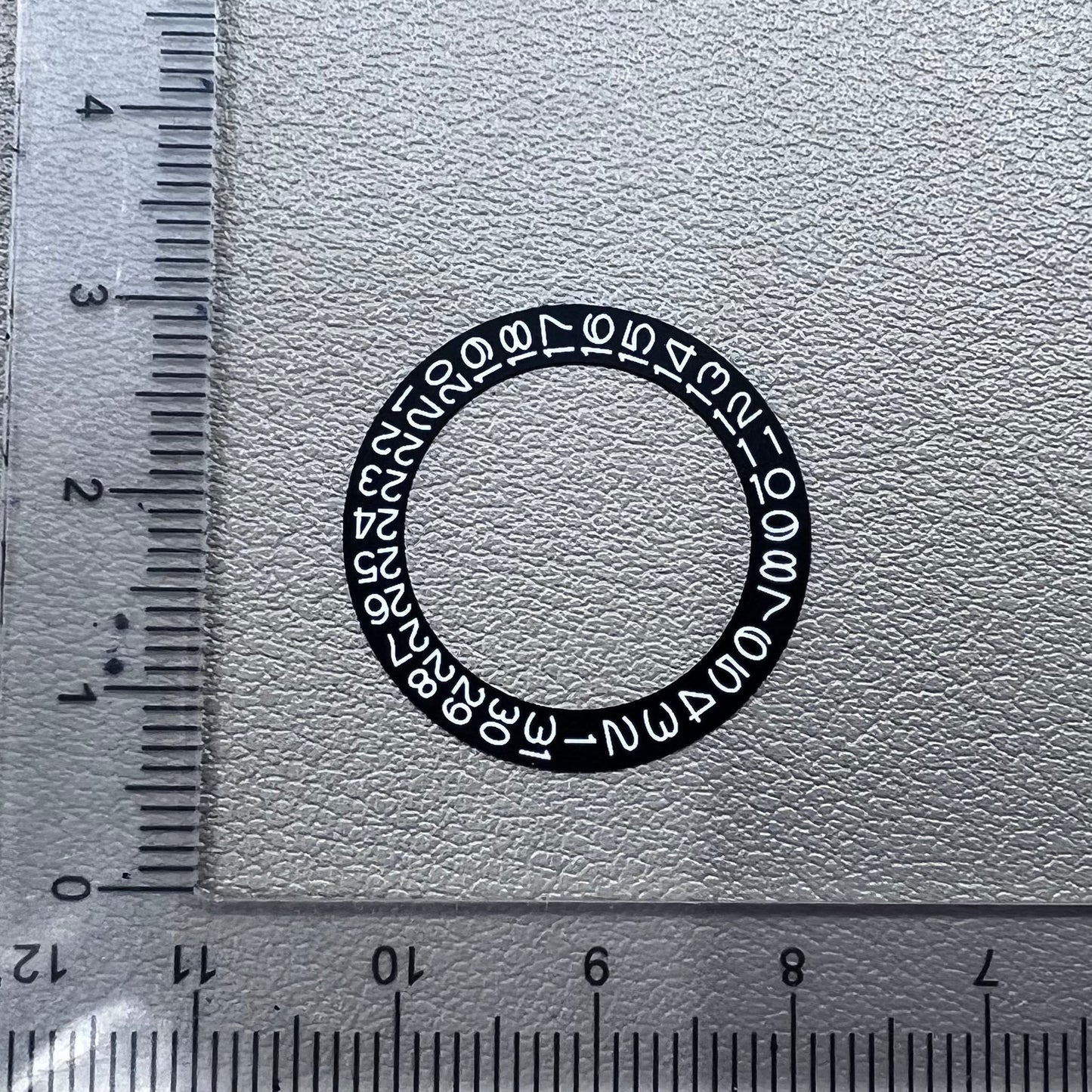 2 PIECES Black Date Disk Wheel Overlay for Movement NH35 NH36 Date@3
