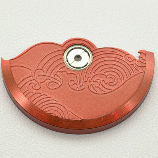 Rotor oscillant rouge modifié pour mouvement NH35 NH36
