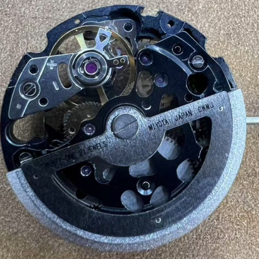 Miyota 8N24 black hollow automatic mechanical movement for precise watch accessory replacement