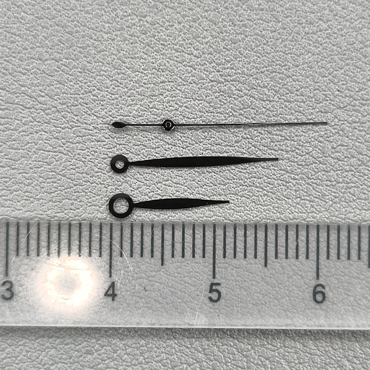 2 Sets/Pack Silver Trim Watch Hands for ETA 2836 2824 2892A2 Movement