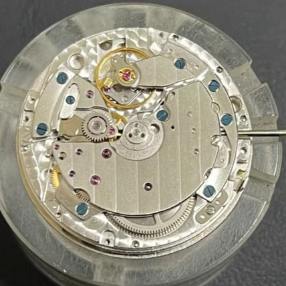 Dandong factory SL3510 all-in-one mechanical watch movement by China Made, precise and durable.