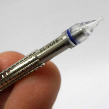 Bergeon 8404 watch hand fitting tools set of 4 on stand for precise watch repair tasks