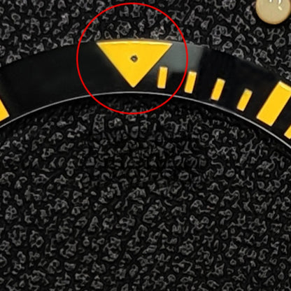 Set of 3 rose gold green lume pips 2.3x0.4mm for RLX Submariner bezel replacement accessories