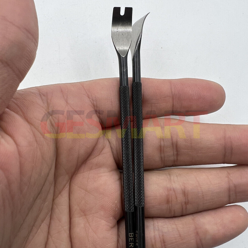 Bergeon 30012 9mm watch hand levers for precise repair and adjustment of watch hands.