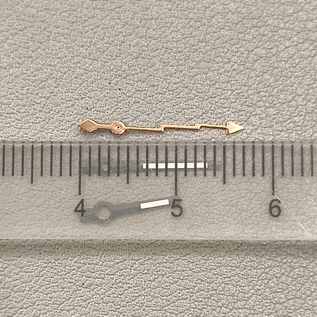 Rose Golden Lightning Second Hand Black Trim Watch Hands for NH35 NH36 7S26 7S36