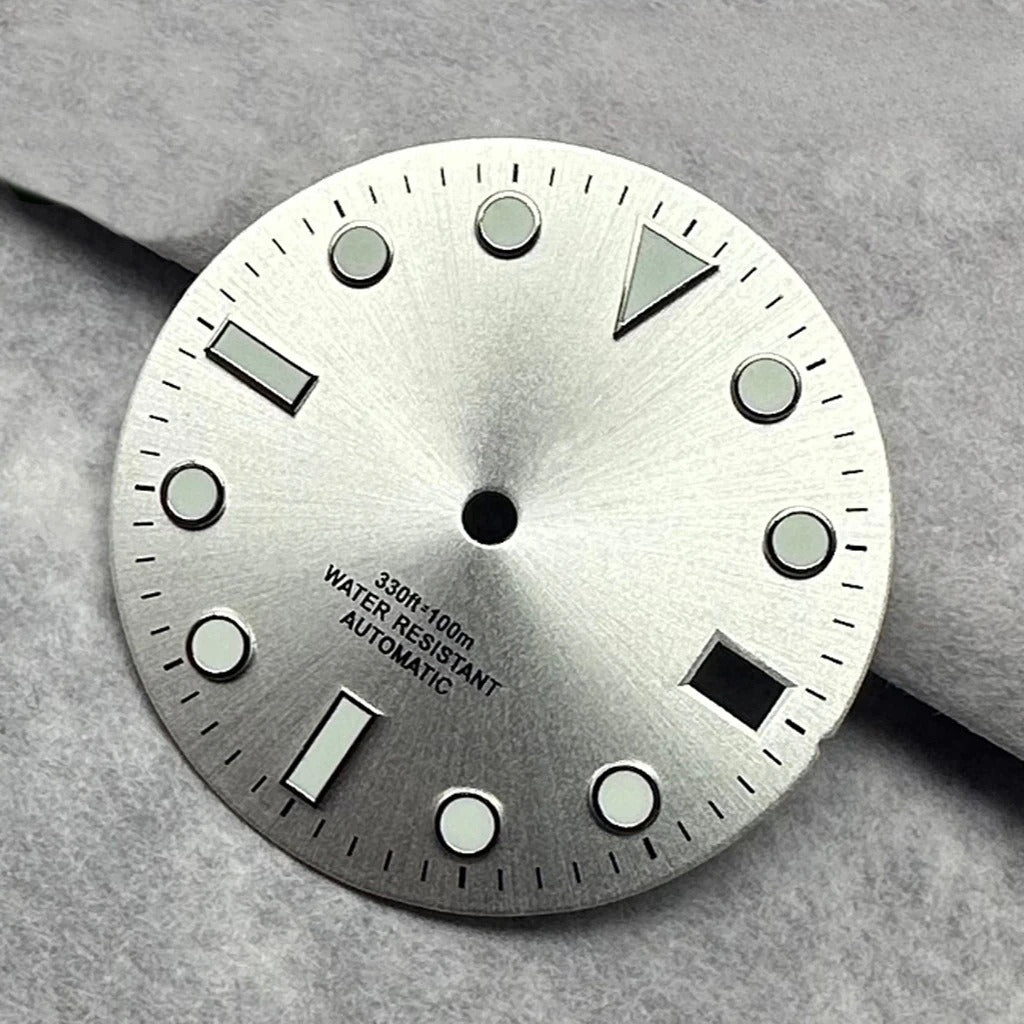 28.5mm Multicolor Watch Dial with Date Window Luminous Dial Fit NH35 /NH36/4R/7S
