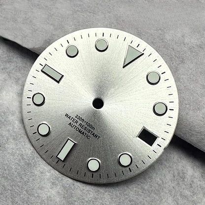 28.5mm Multicolor Watch Dial with Date Window Luminous Dial Fit NH35 /NH36/4R/7S