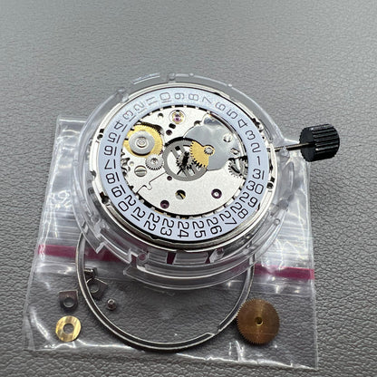 Seagull ST2130 automatic watch movement replacement, silver-plated, compatible with ETA 2824-2.
