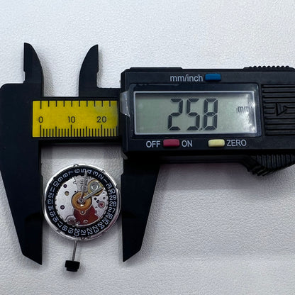 Seagull 2824 Mechanical Movement Single Calendar@3 Black Dial