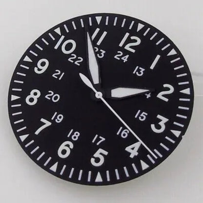33.6mm Multicolor Watch Dial Fit For NH35AA NH36AA with Green Luminous Modified
