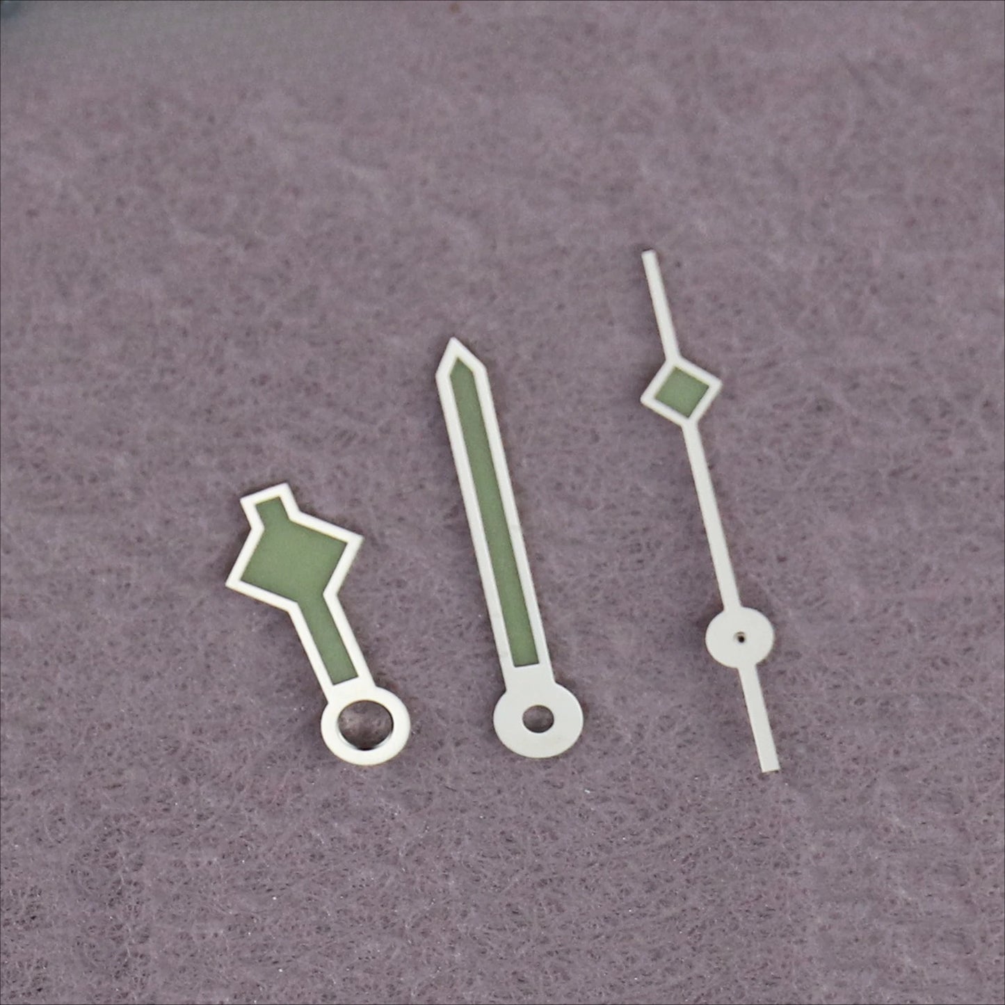 Gold/Silver Trim Snowflake Watch Hands For NH35 NH36 7S26 7S36 With Blue Luminous