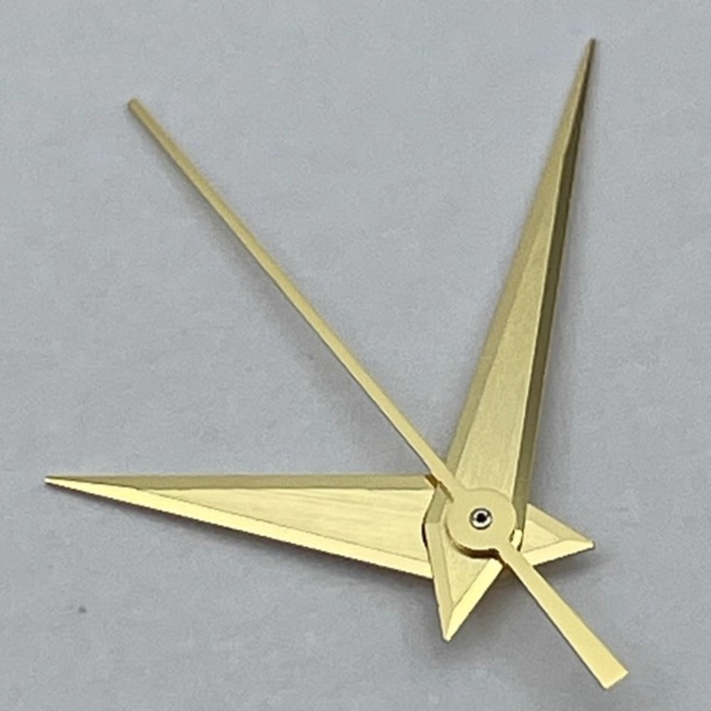 GS Golden 3D modified watch hands for NH35/NH36/4R/6R movements, precise fit accessory.