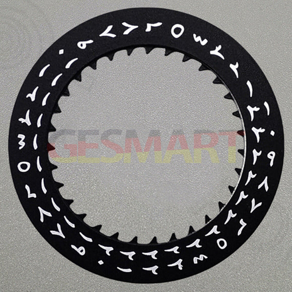 White Arabic Font Black Date Disk Wheel for NH36 Movement Date At 3 Watch Part