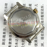 28mm TAISHAN Manual Mechanical Lady Watch 19 Jews Golden Case with Numeric Mark