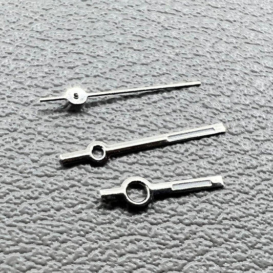 Set of luminous watch hands for Miyota 2035 movement, perfect for precise time repair and replacement.