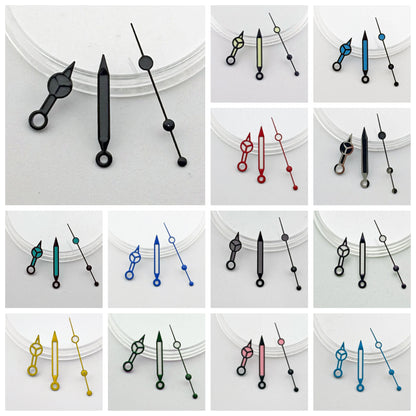 Multicolor Watch Hands for NH34 NH35 NH36 with C3 Green Luminous Personalized