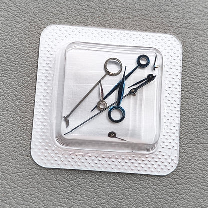 Blue Polished Trim 8 Pins Watch Hands Fit for ETA 7751 Mechanical Movement