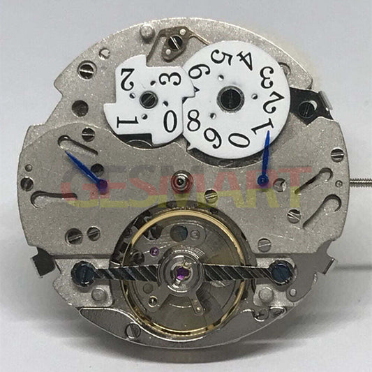 China Made multifunctional automatic watch with mechanical movement, single calendar at 12 o'clock, stylish design.