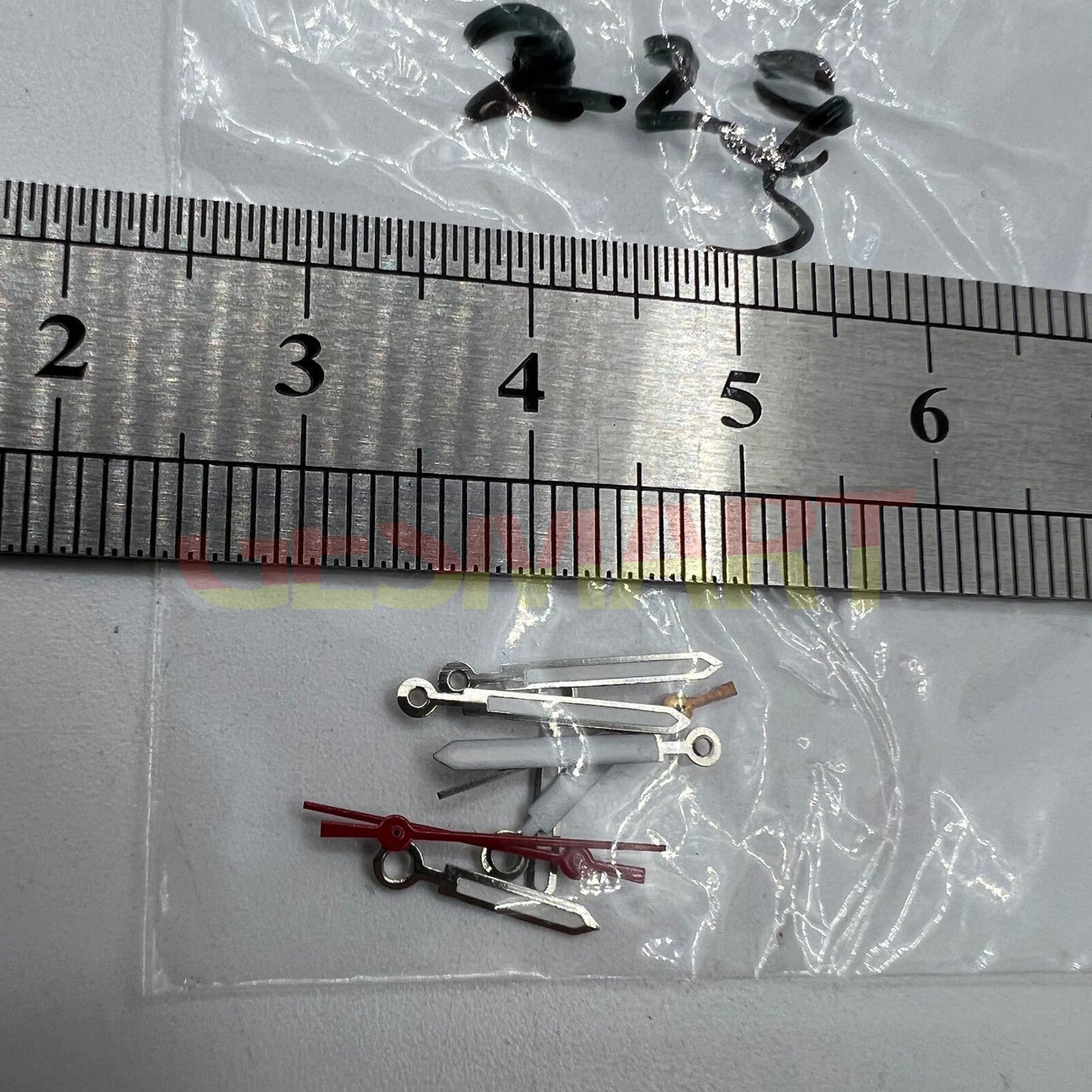 Luminous watch hands for Miyota 2035 quartz movement, enhancing nighttime visibility, brand P1-H2-C22.