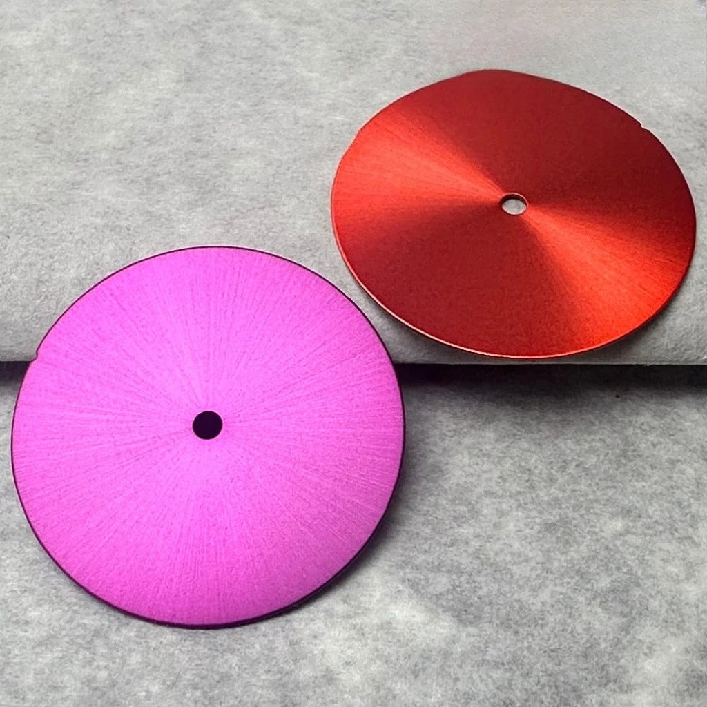 Modified 28.5mm Sunburst Sterile Multicolor Watch Dial For NH35 NH36 Movement