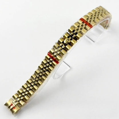 Ladies 31MM Round Bezel Sapphire Glass Jubilee bracelet Watch Case Fit NH05 NH06