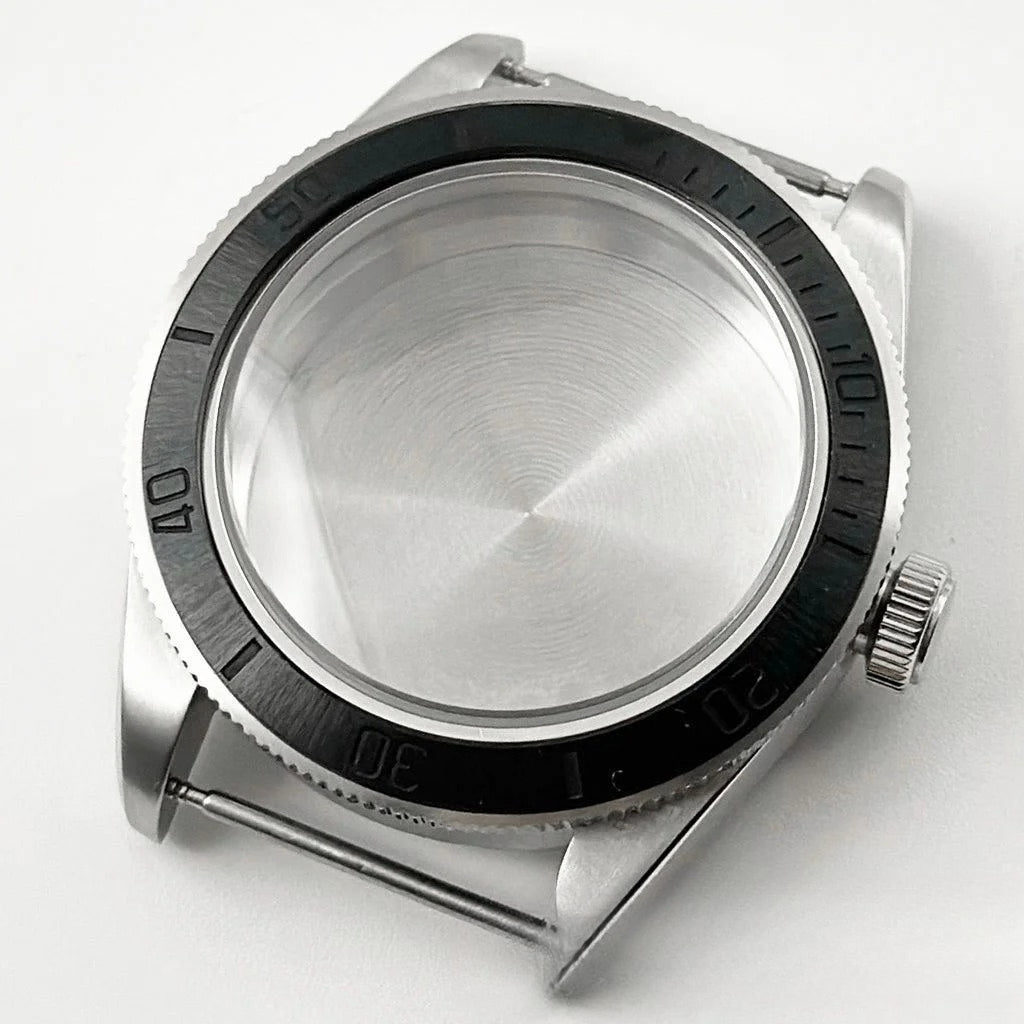 39MM Bezel Domed Sapphire Crystal Case for NH34 NH35 NH36 NH38 ETA 2824 PT5000