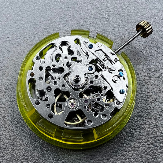 China 2813 Silver Hollow Automatic Mechanical Movement Fit for 8205 8200