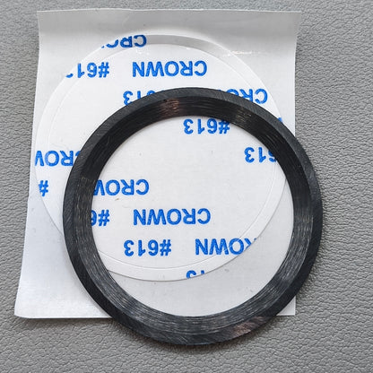 41.5mm /32.5mm Black Ceramic Bezel White Font Watch Bezel Insert