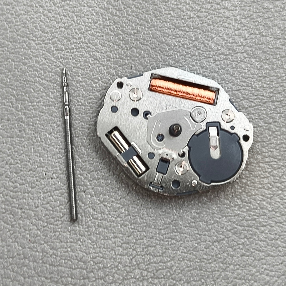 Japan Miyota GL34 Watch Quartz Movement 3 Hands Silver Plated