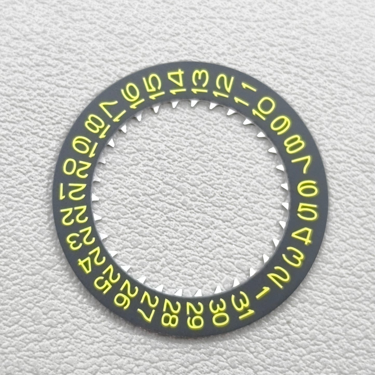 Black Background Yellow Character Disk Date Wheel for NH35 NH36 Date Date@3
