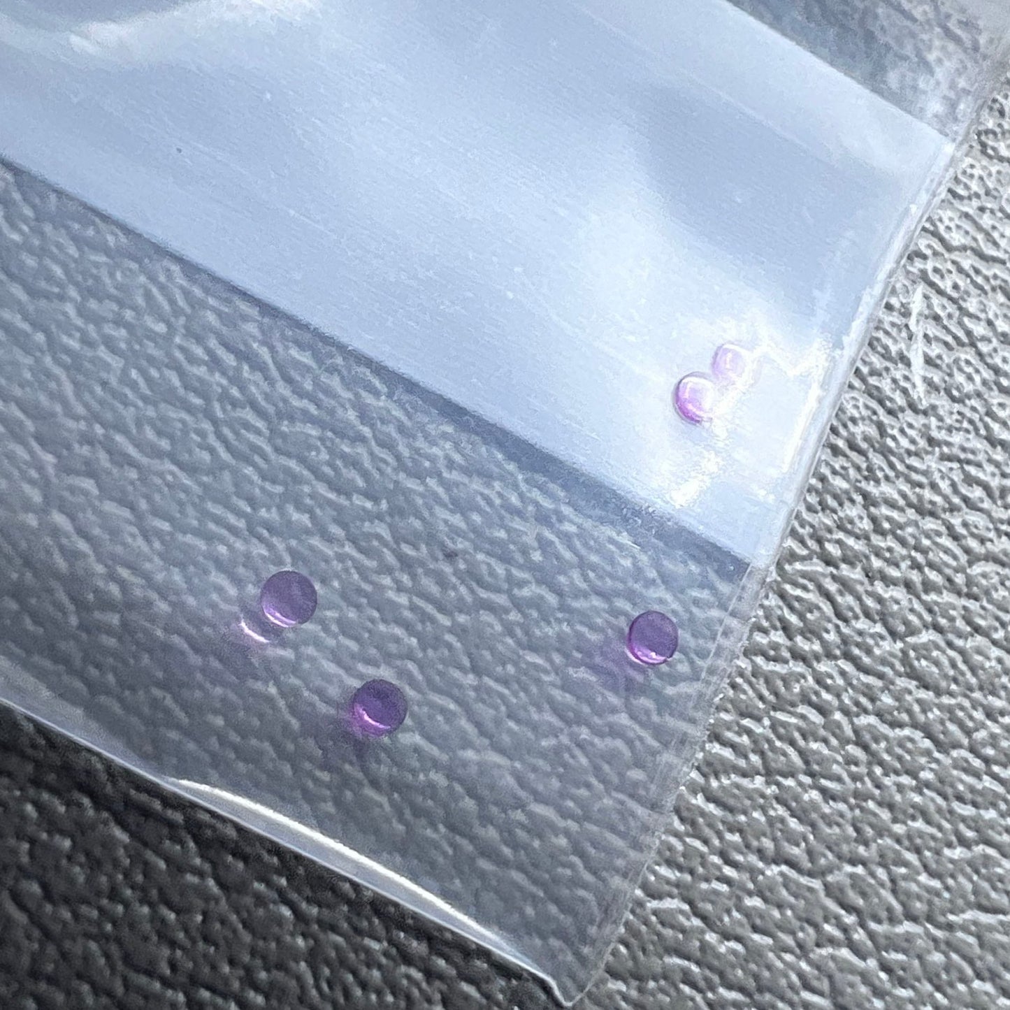 Set of 5 plate cap jewels for ETA 2836 2834 2824 C07.111 watch movements, generic brand.