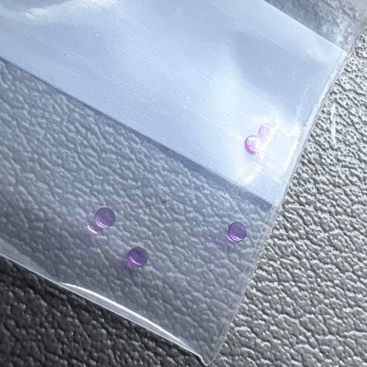 Set of 5 plate cap jewels for ETA 2836 2834 2824 C07.111 watch movements, generic brand.