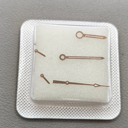 Rose Golden Trim 6Pins Watch Hands for Speedmaster/Seamaster ETA/Dandong 7750