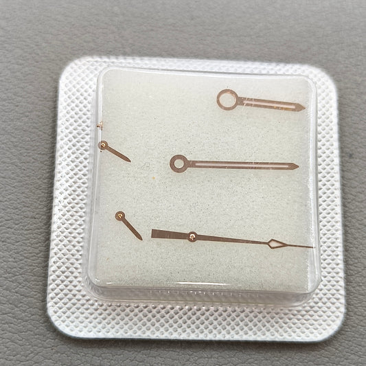 Rose Golden Trim 6Pins Watch Hands for Speedmaster/Seamaster ETA/Dandong 7750