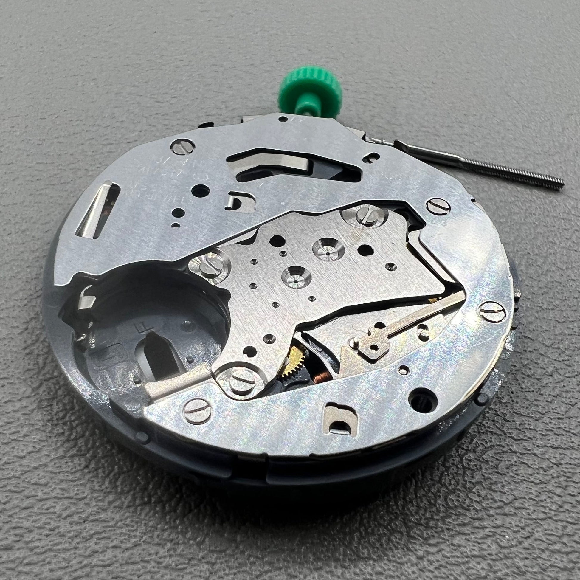 Miyota OS62 quartz watch movement with small second hand at 6, 9, and 12 o?clock positions by Miyota