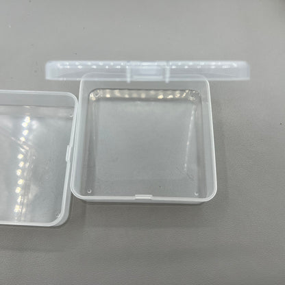 10 PIECES Mini Square Toolbox Box Container Storage Case Hinged Lid (2.8x9.5x9.5cm)