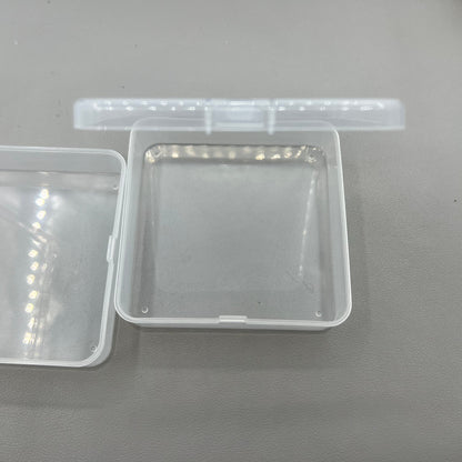 10X Aufbewahrungsbox Werkzeugkiste mit Scharnierdeckel 2.8x9.5x9.5cm