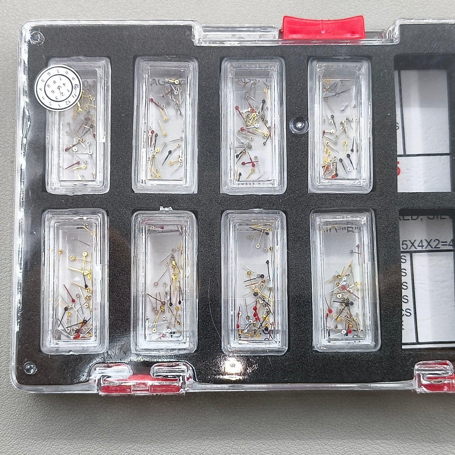 400PCS/Box Multi Color Watch Mini Second Hands In A/B Sizes #AC-6015