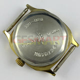 34mm Dandong Peacock Manual Mechanical Watch 17 Jews Black Dial Single Calendar