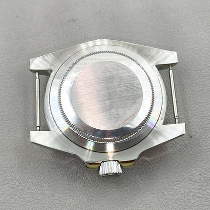40mm SUB GMT Steel Watch Case for 2813/8215/2836/3804/8200 with Sapphire Glass