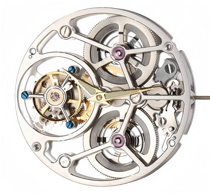 Hangzhou 36K0E Hollow Manual Tourbillon Mechanical Movement 2 Hands