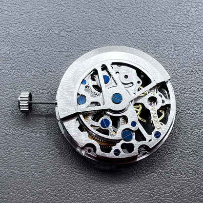 Silver Hollow Bare Balance Wheel Automatic Mechanical Movement #SL1911