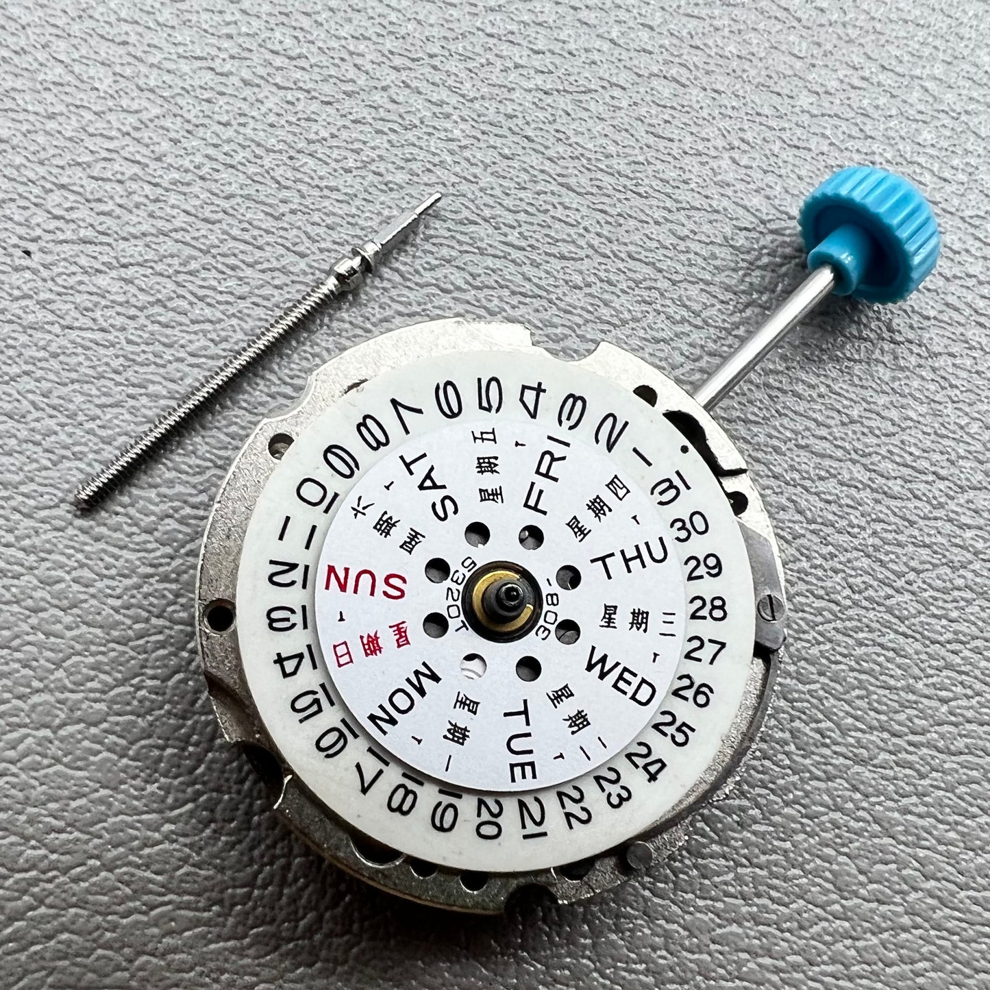 Mouvement mécanique automatique plaqué argent Miyota 6T51 Japon