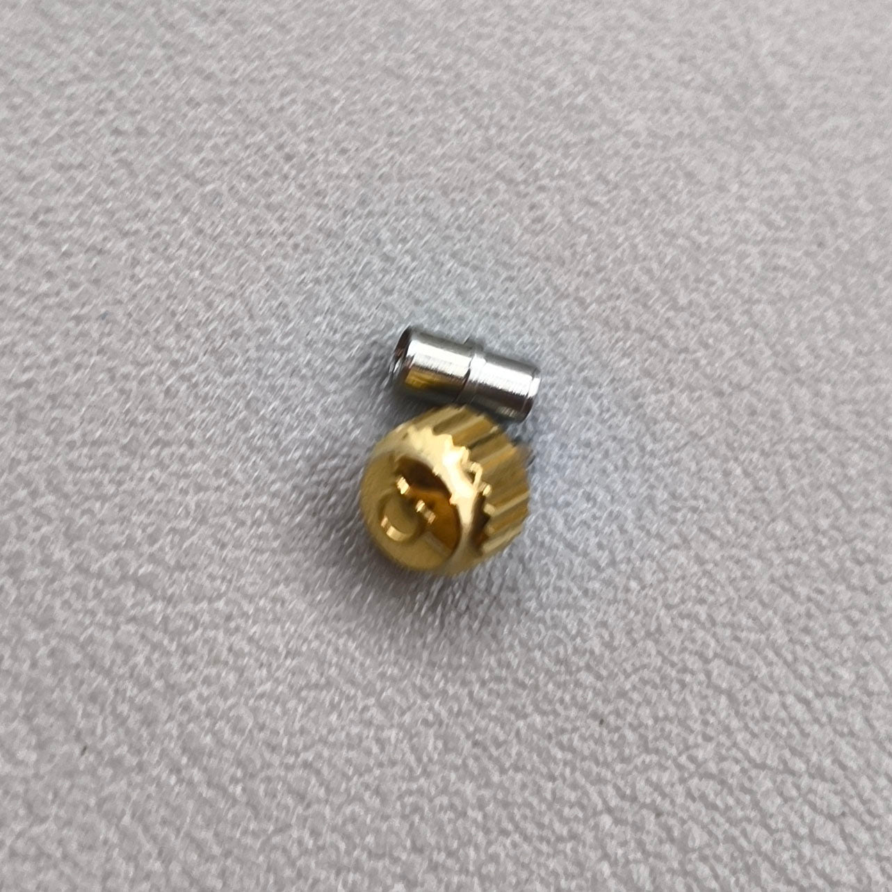 Gold Watch Crown with Tube for OMEGA Seamaster 300 Watch (Size:6.0mm)