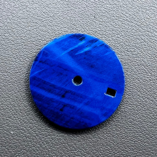 28.5mm Watch Dial Gradient Blue Enamel+Copper for NH34 NH35 Movement