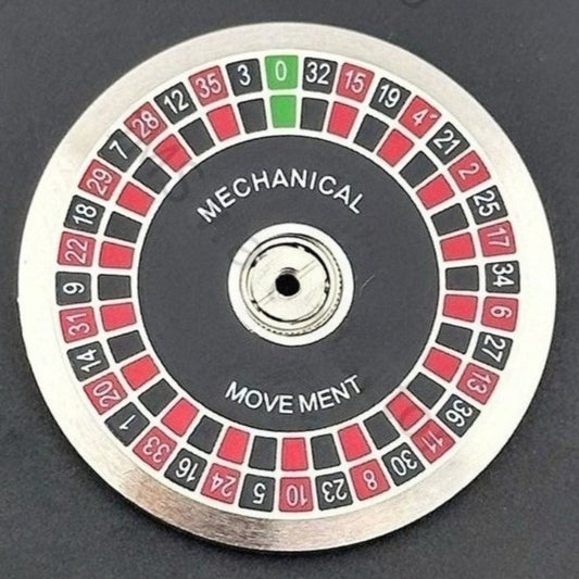 Modified Silver Turntable Rotor Oscillating Weight for NH35 NH36 Movement