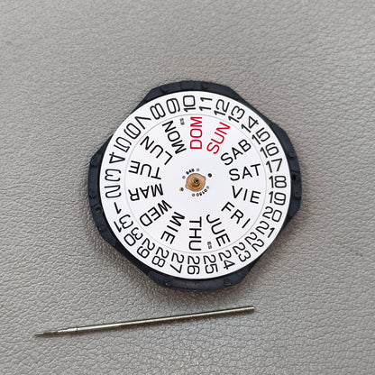 Japan Hattori Epson VX63 VX63E Watch Quartz Movement Date@3